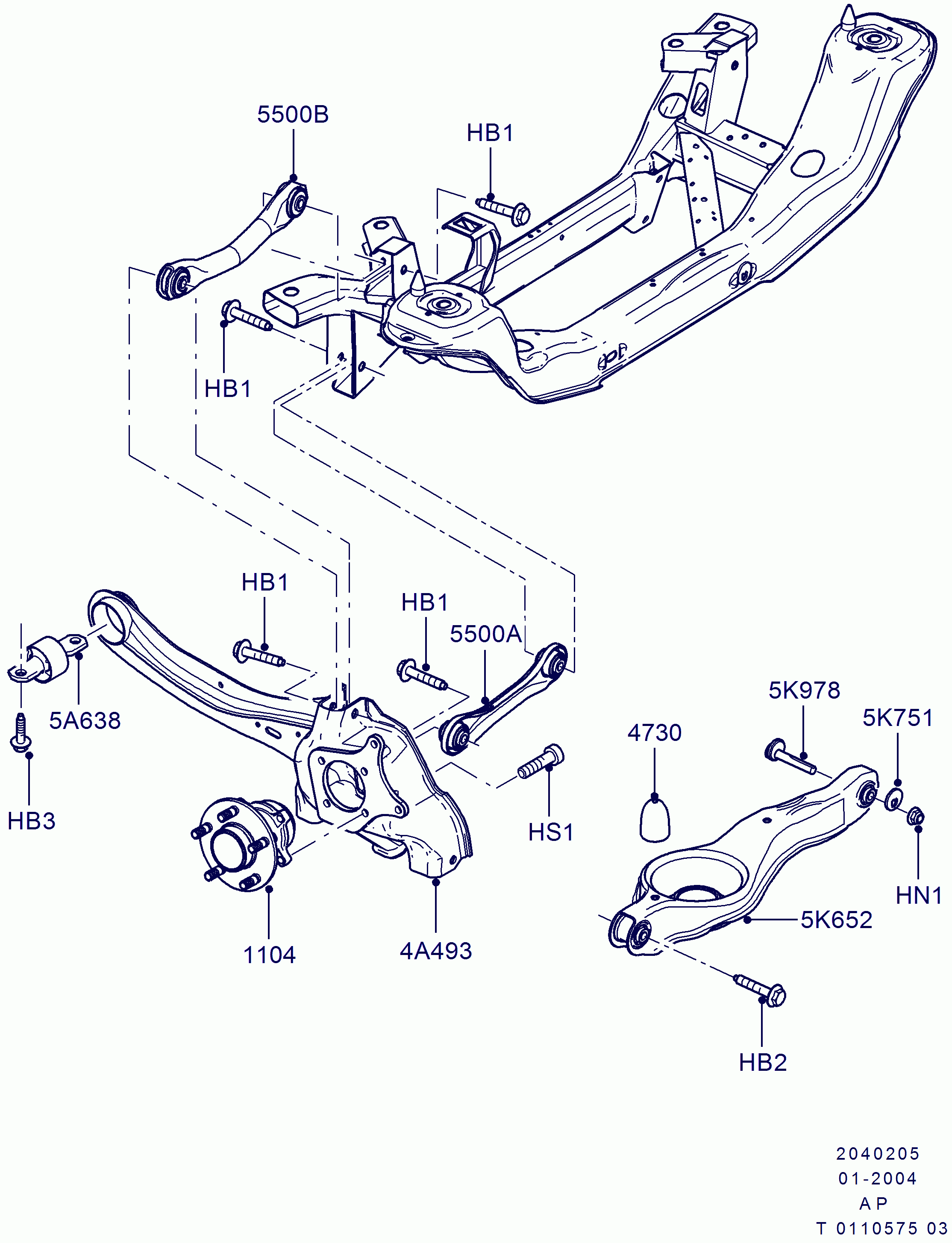 FORD 1329730 - Barra oscilante, suspensión de ruedas parts5.com