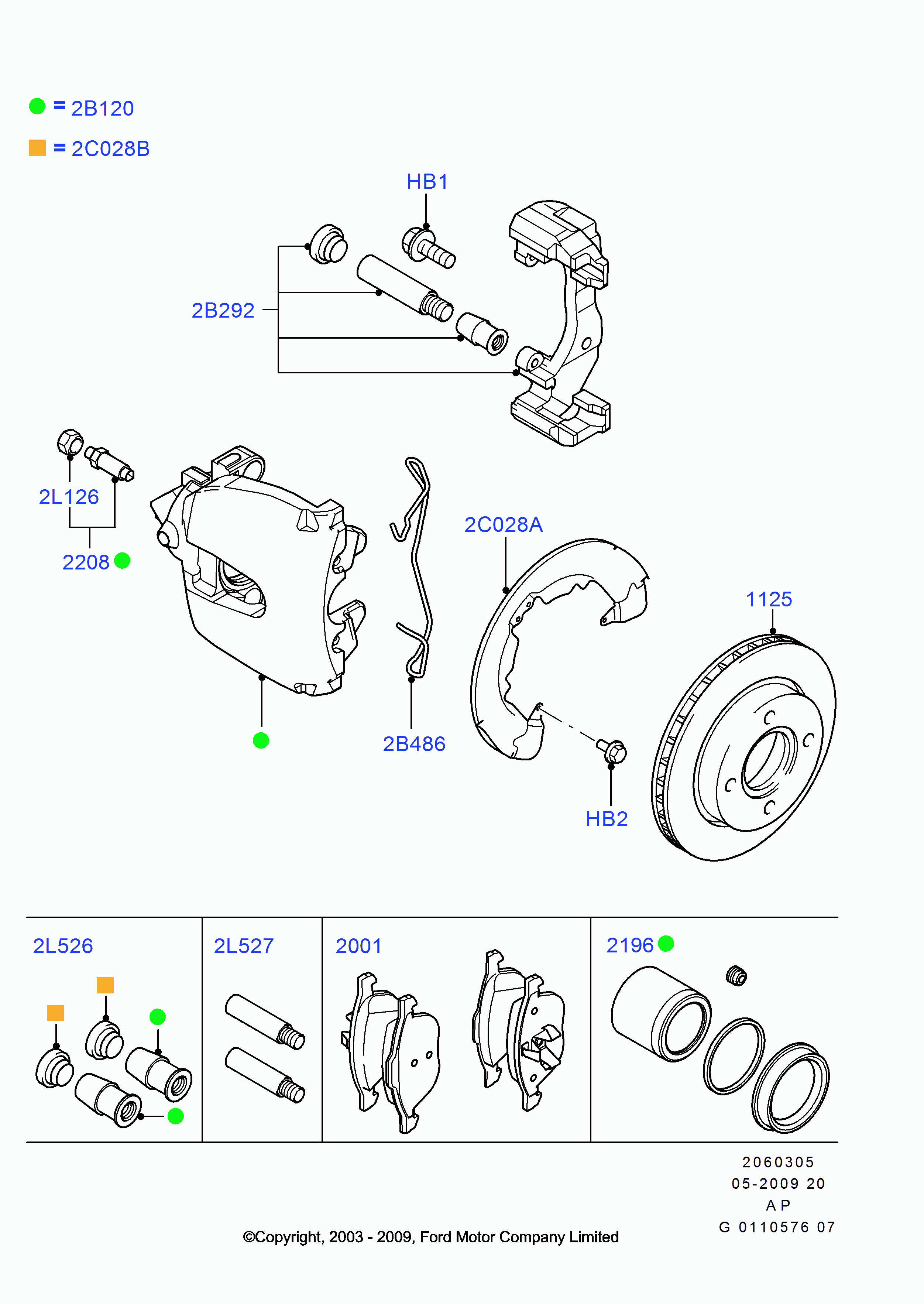 FORD 1682875 - Brake Caliper parts5.com