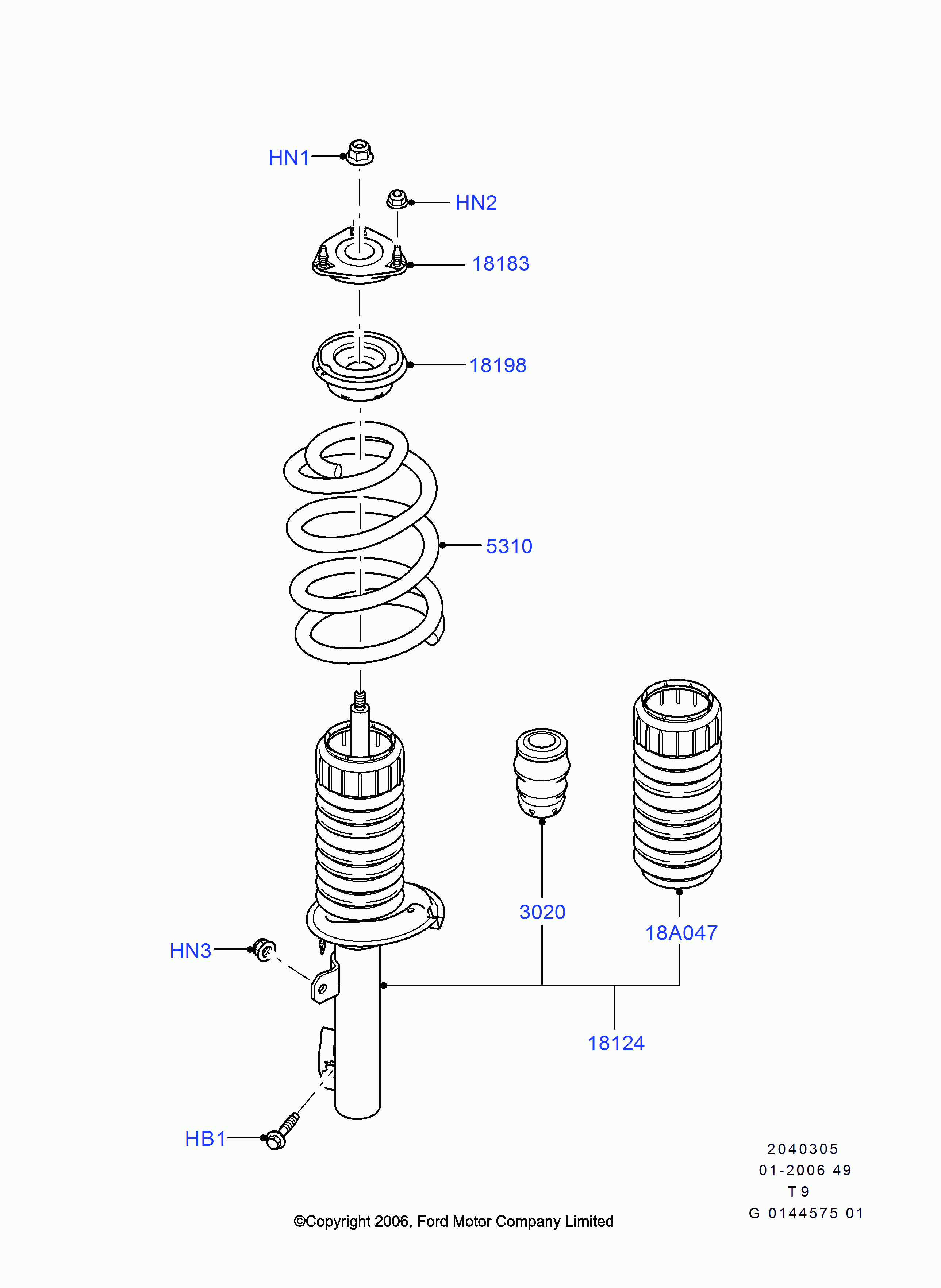 FORD 1466428 - Amortizor parts5.com