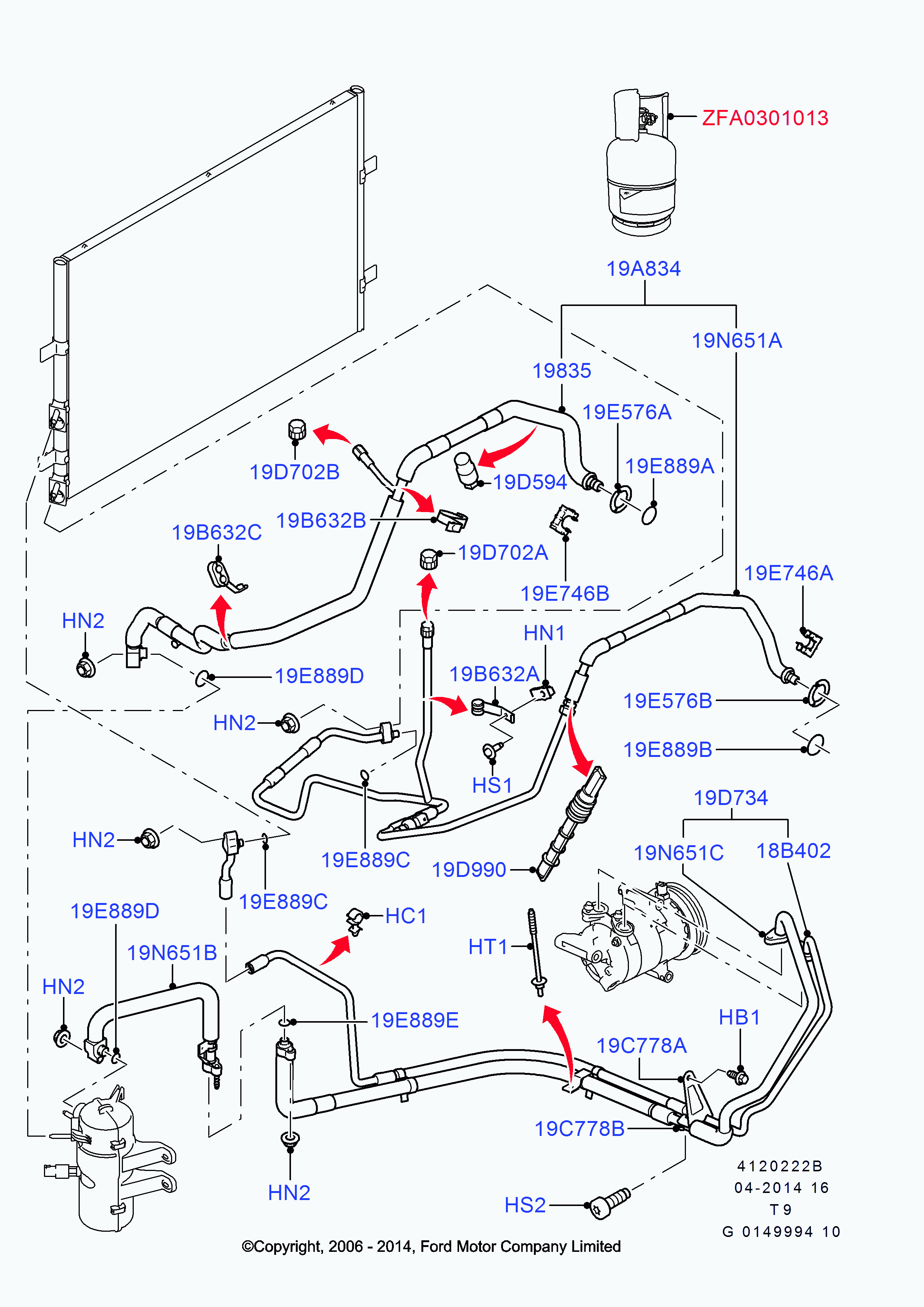 FORD 4189243 - Dichtung, Ansaugkrümmer parts5.com