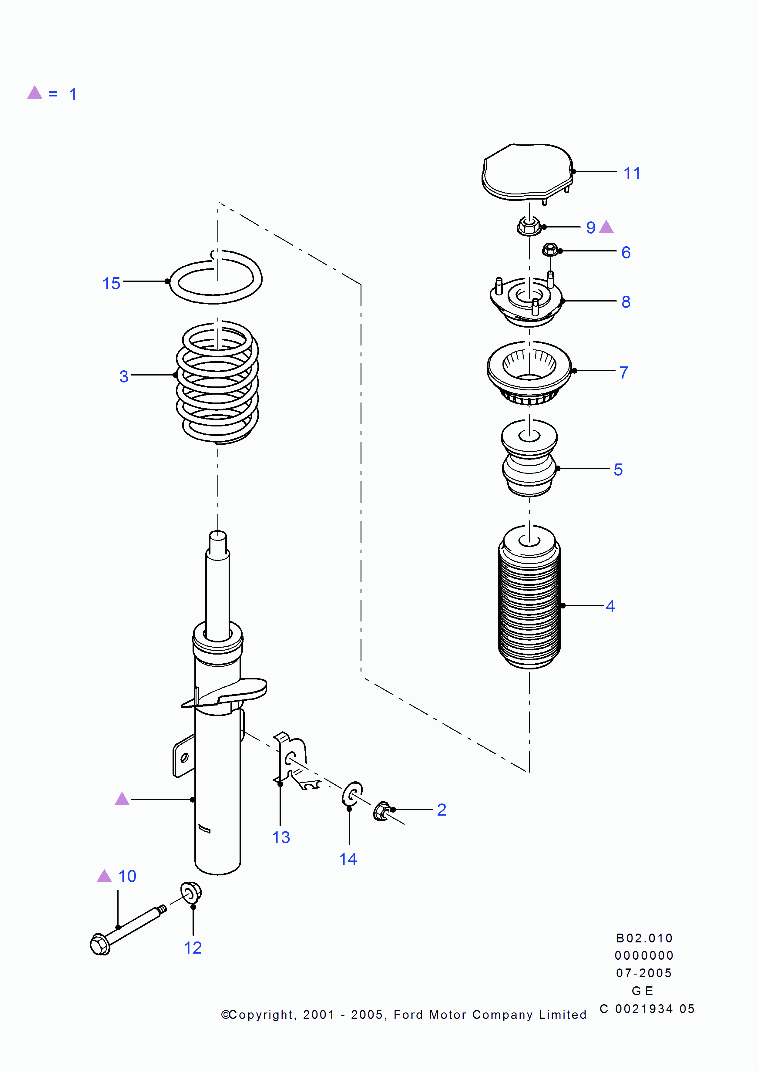 FORD 4986166 - Rulment sarcina amortizor parts5.com