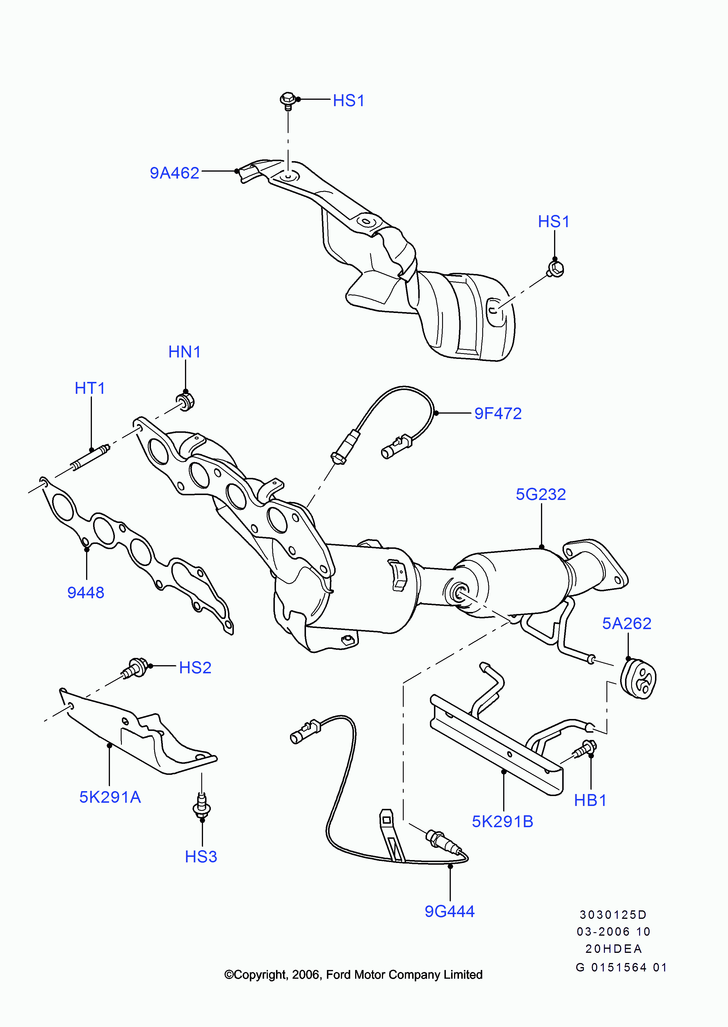 FORD 1376445 - Lambdatunnistin parts5.com