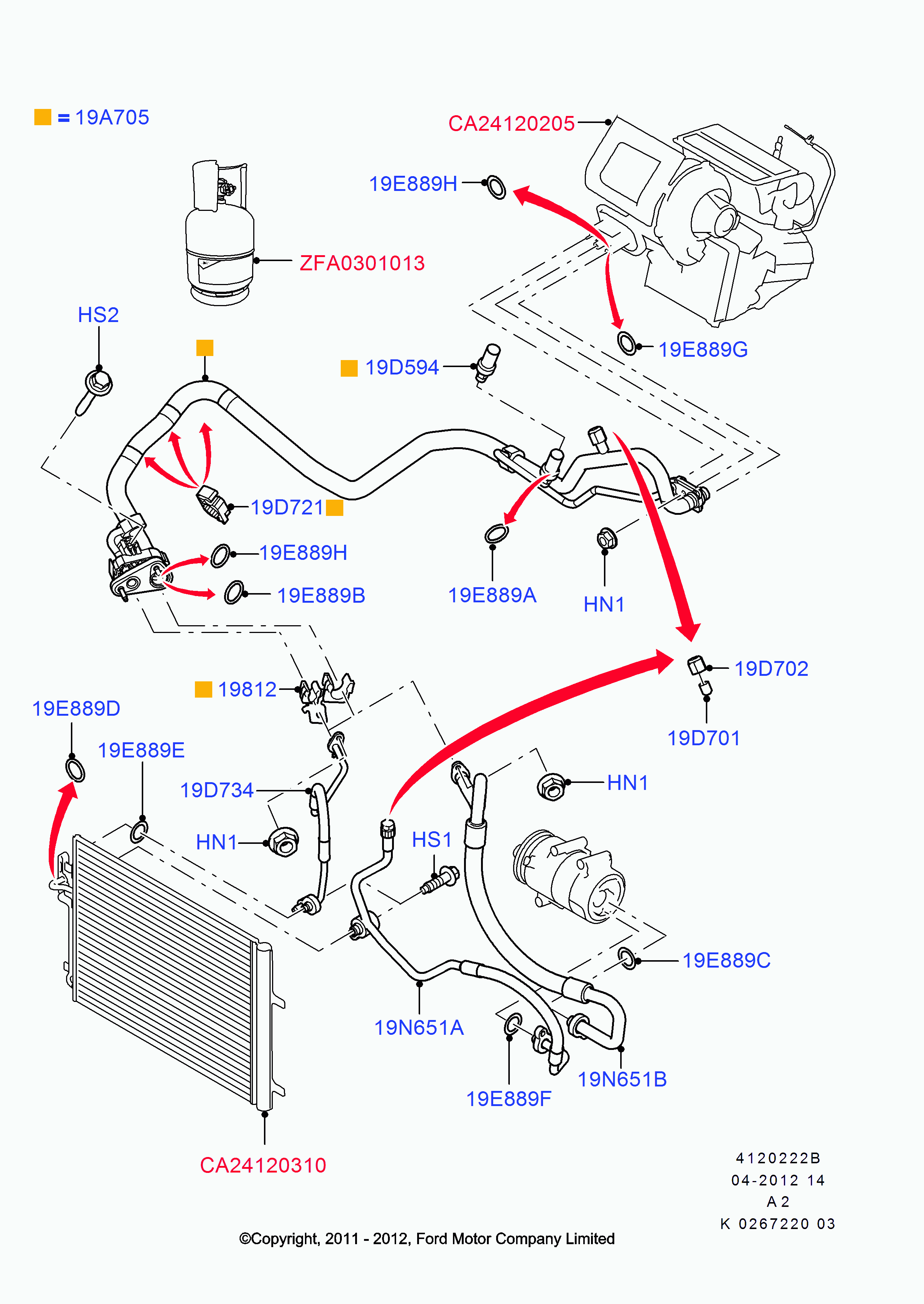 FORD 4479165 - Τσιμούχα, πολλαπλή εισαγωγής parts5.com