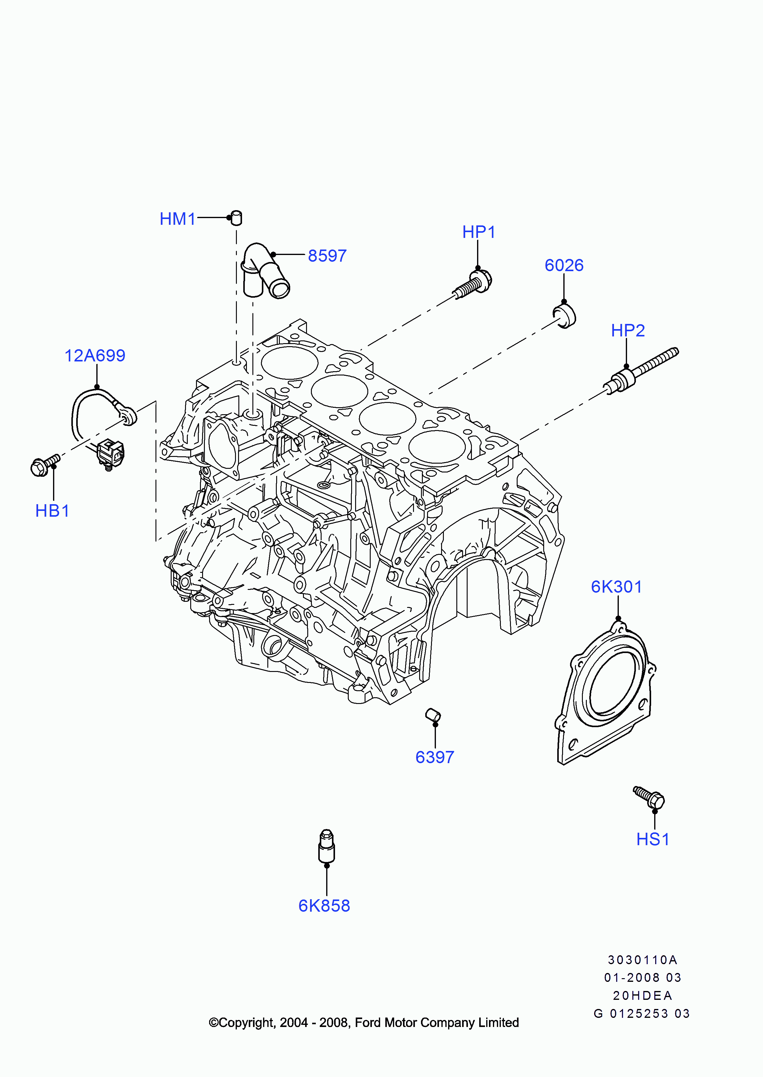 FORD 1 211 759 - Simering, arbore cotit parts5.com