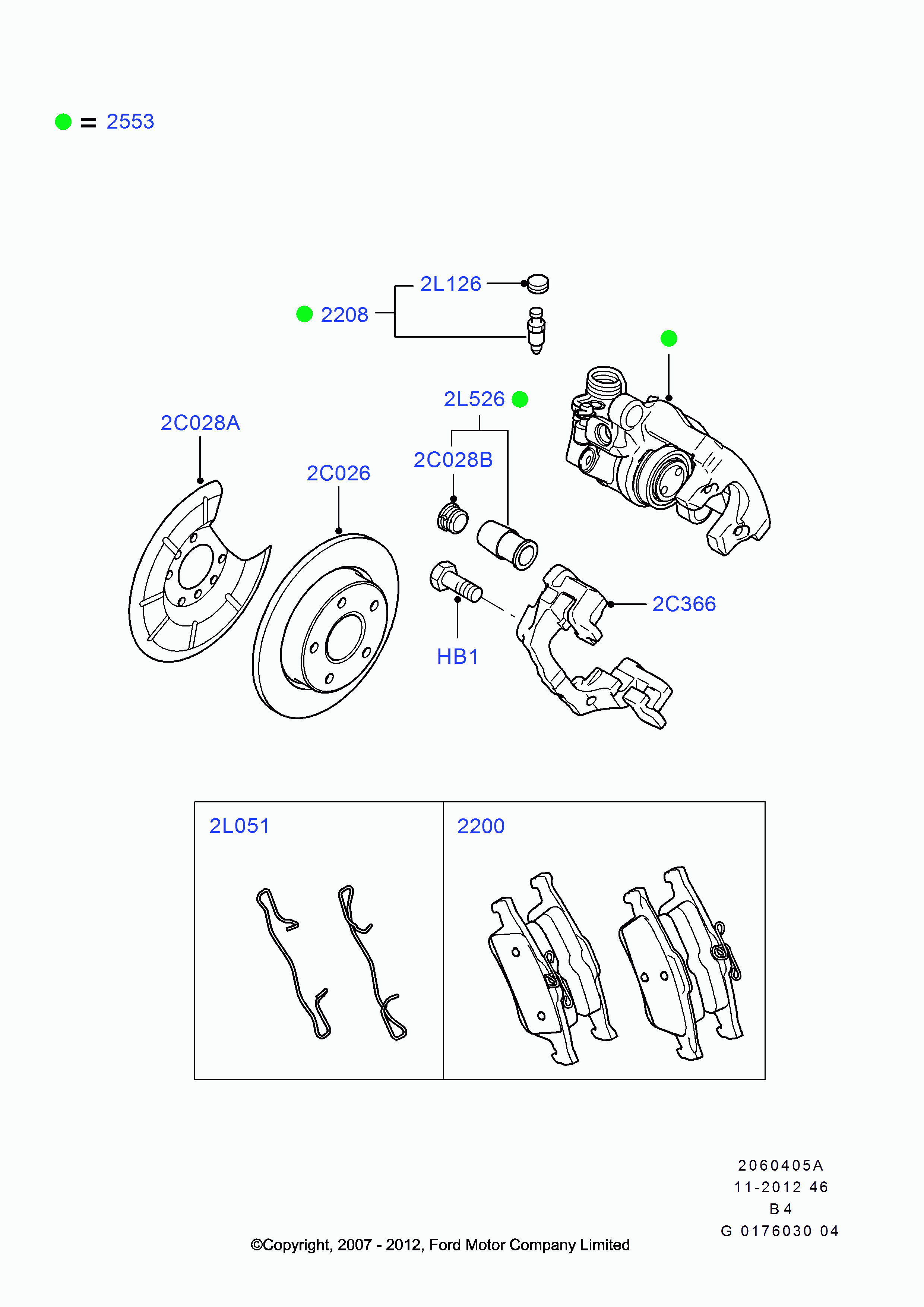 FORD 1500156 - Disco de freno parts5.com