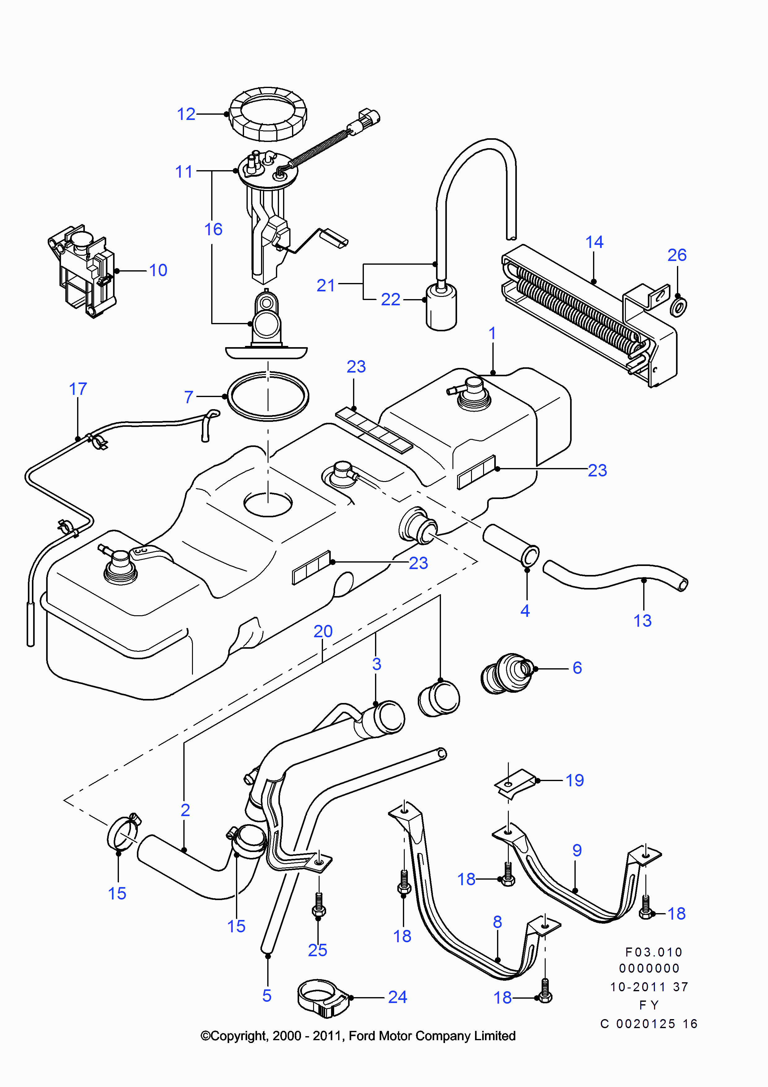 OJD Quick Brake 114-0010 - Komplet za popravak, kočno sedlo parts5.com