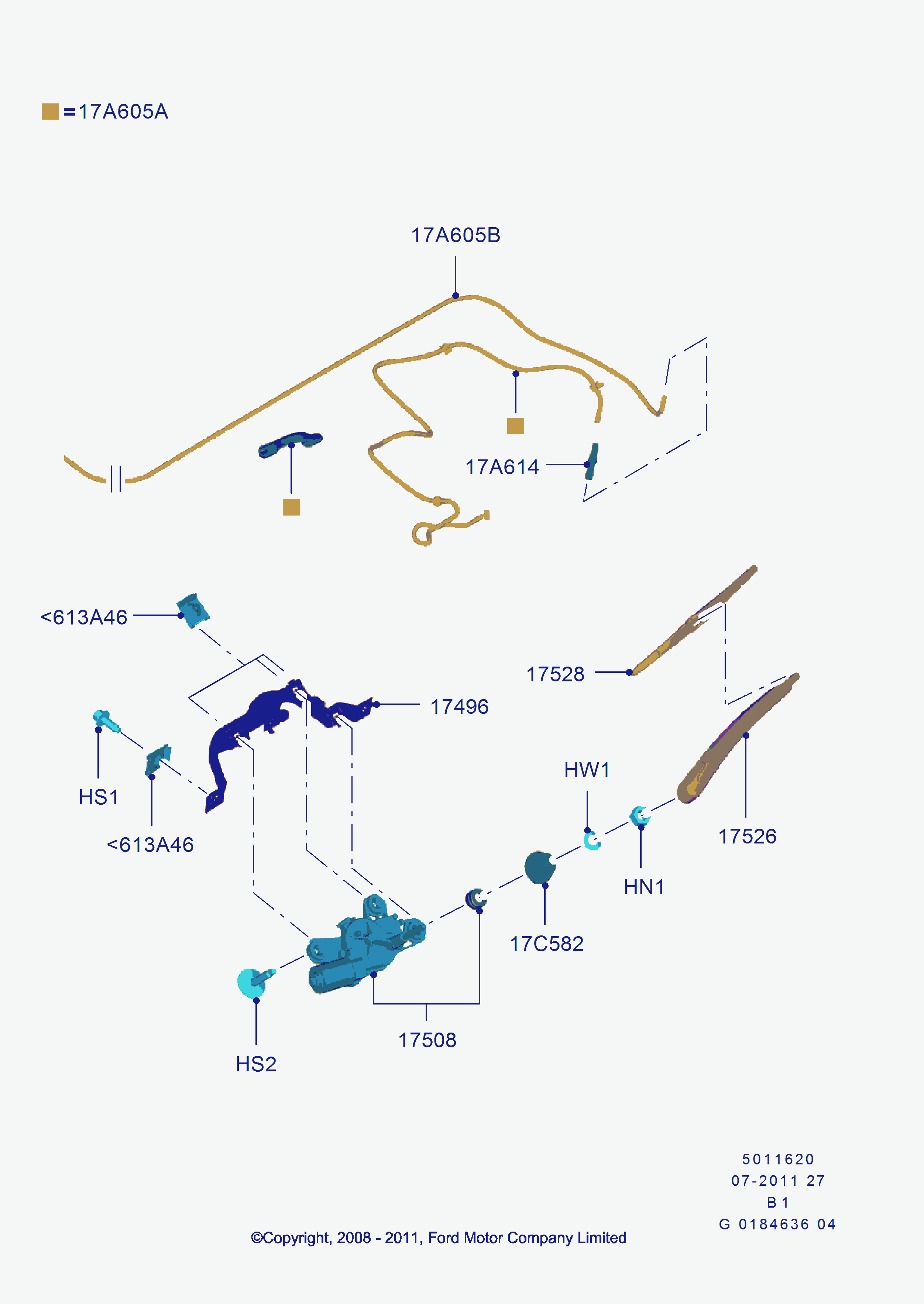 FORD 1462914 - Wiper Blade parts5.com