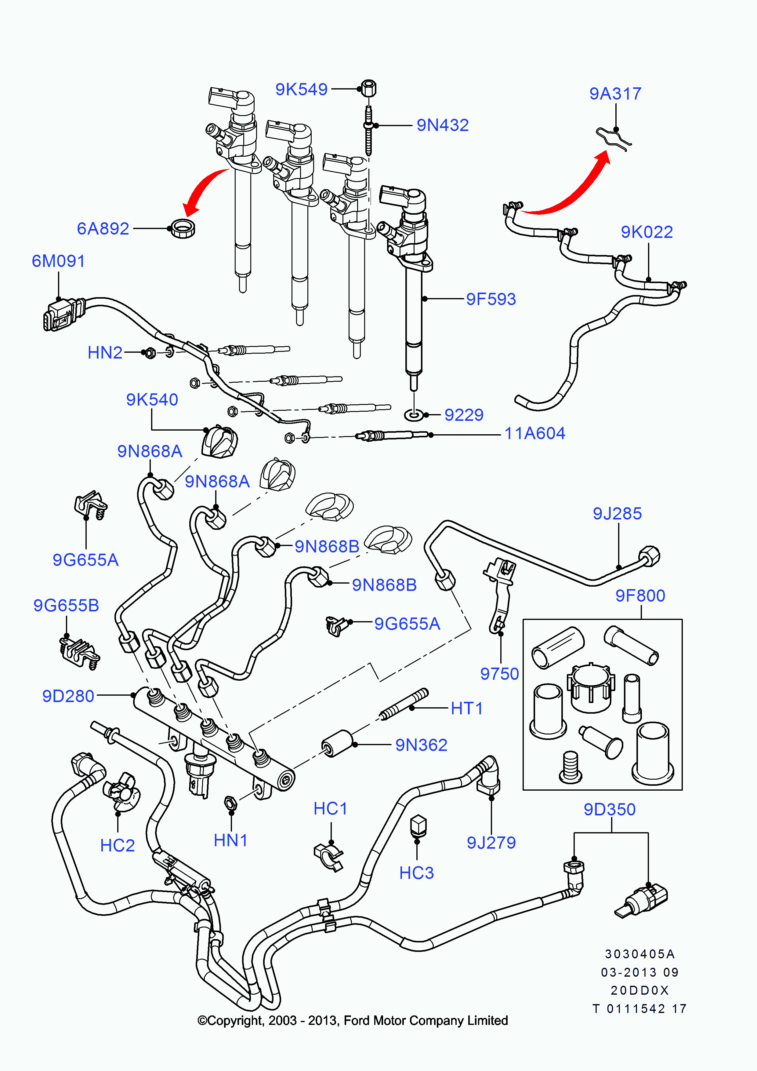 FORD 1 473 356 - Glühkerze parts5.com