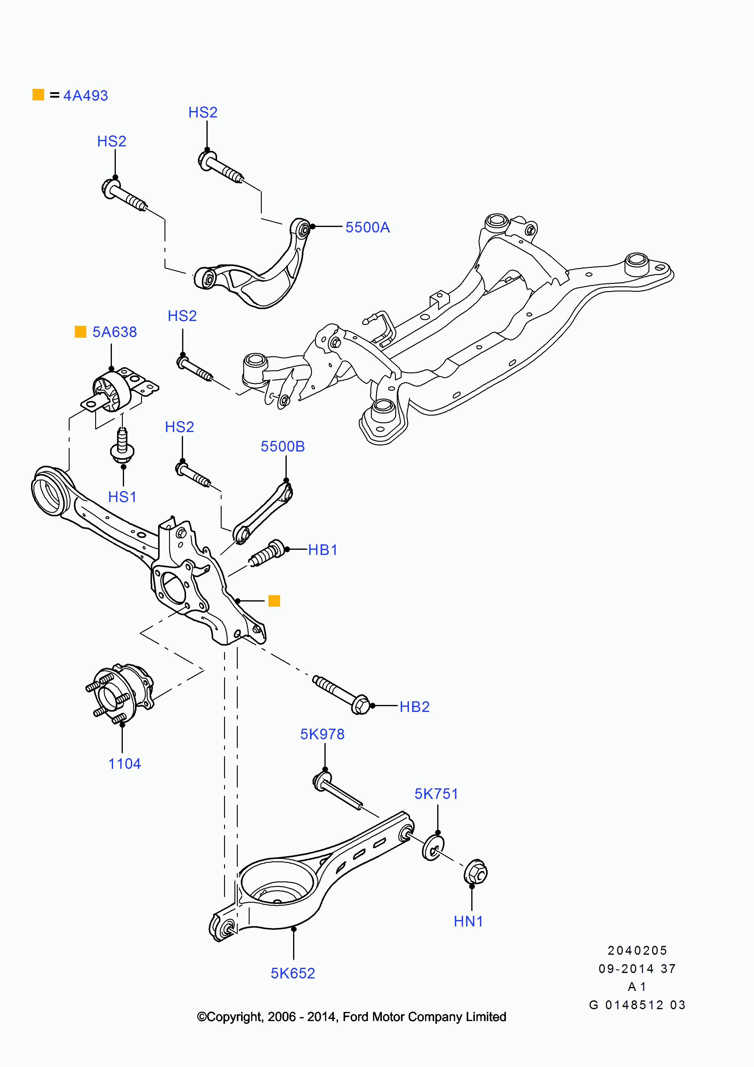 FORD 1426770* - Brat, suspensie roata parts5.com