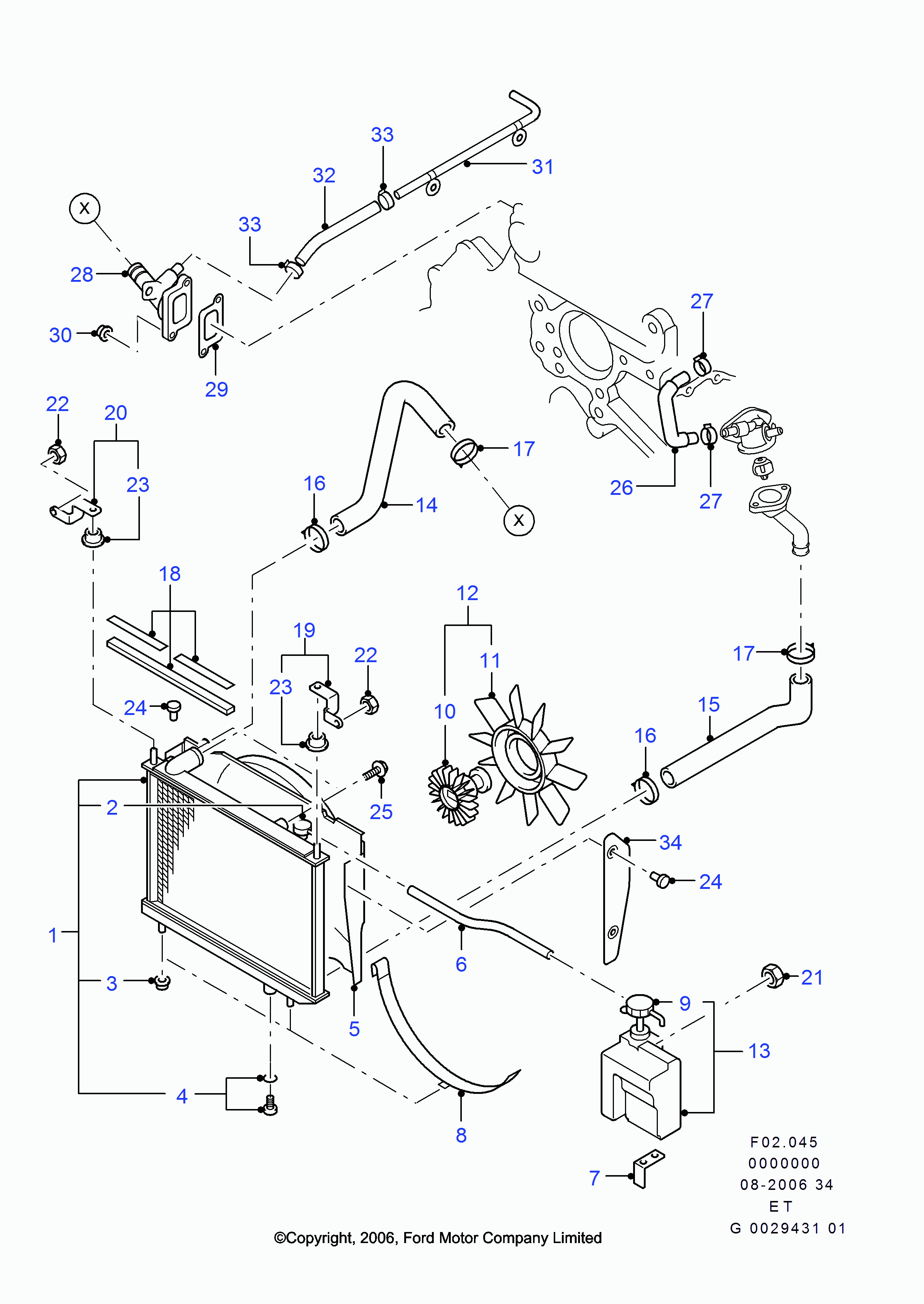 FORD 1455876 - Bouchon de radiateur parts5.com