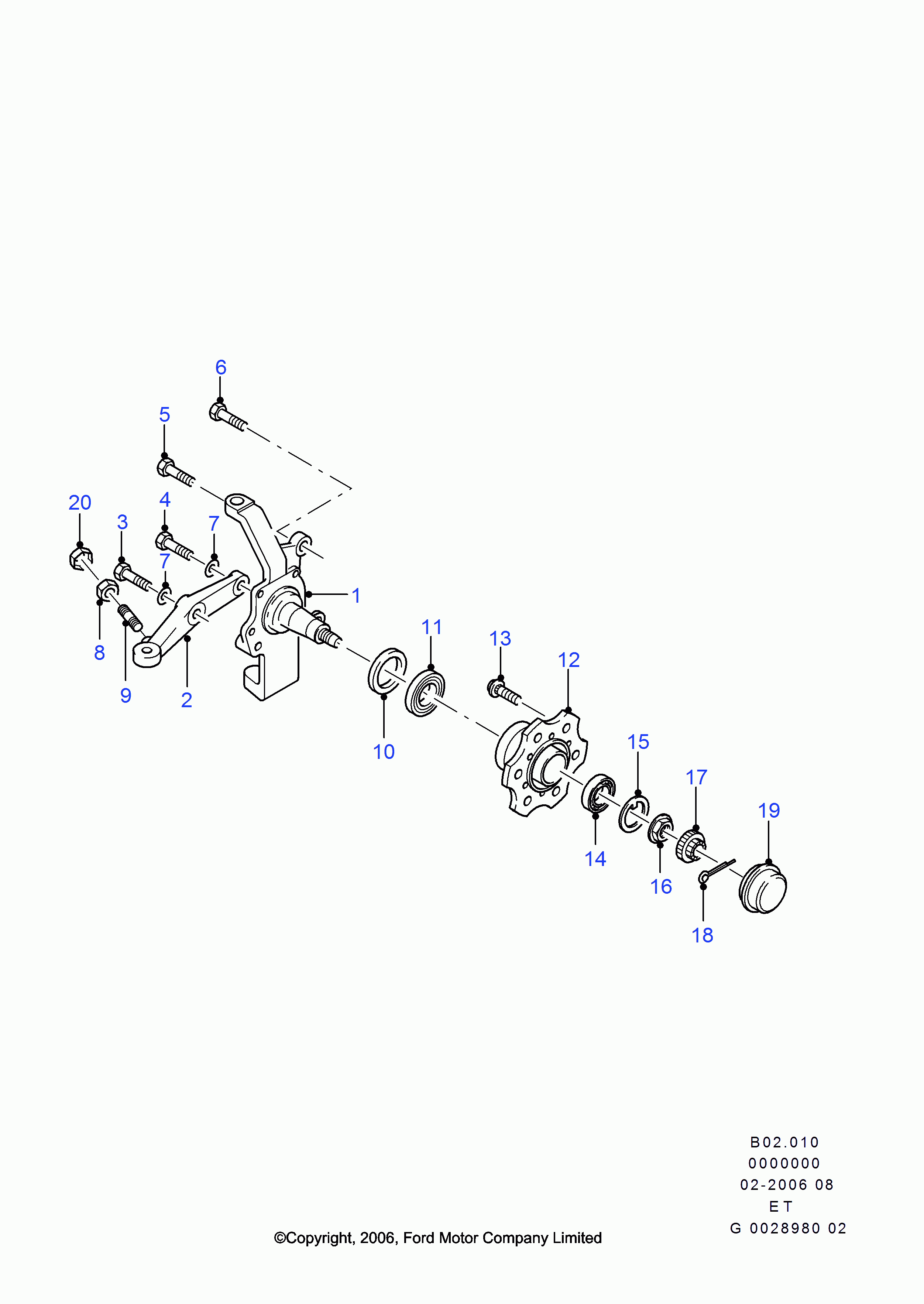 Volvo 4488728 - Zestaw łożysk koła parts5.com