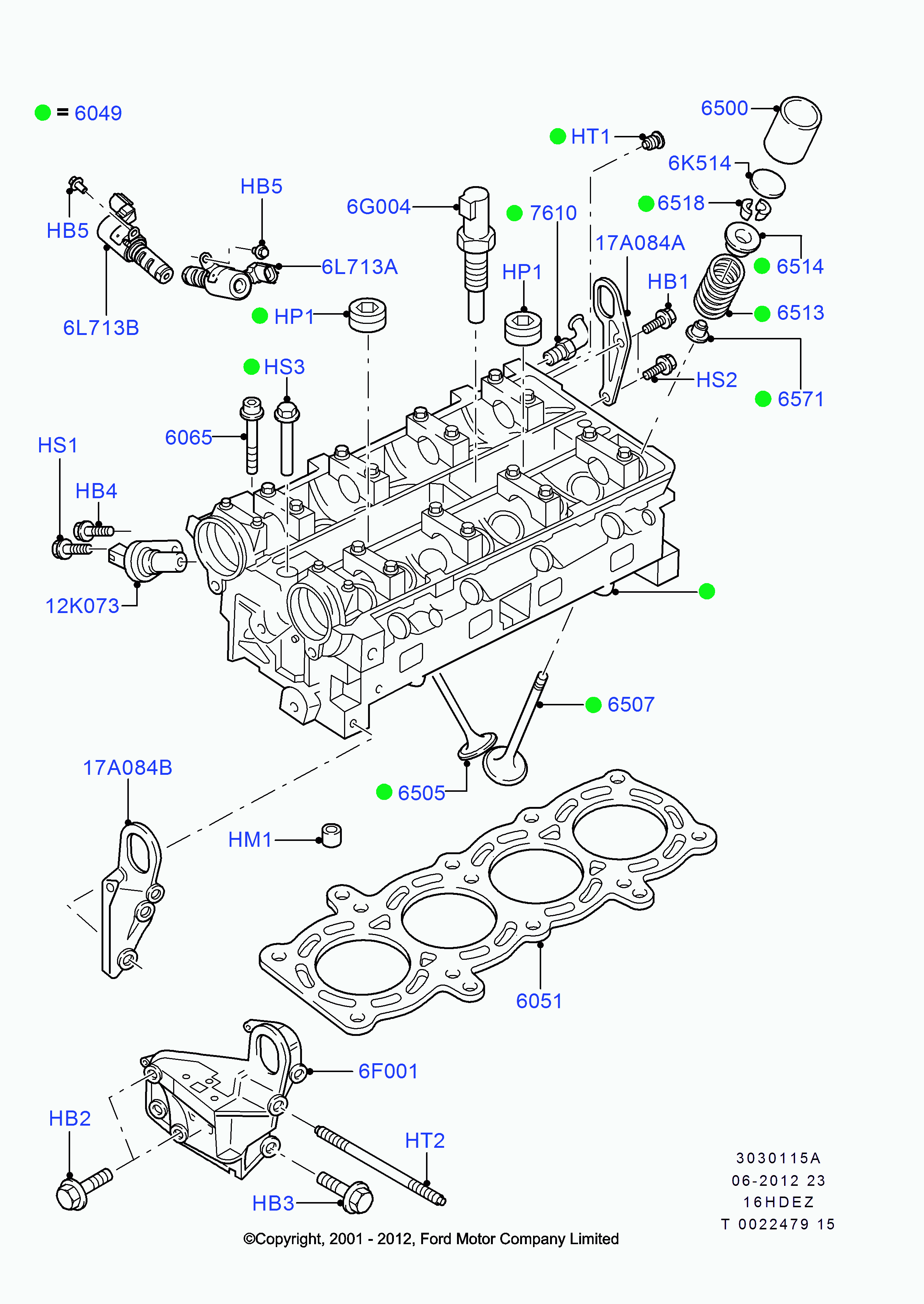 FORD 5040463 - Αισθητήρας, θερμοκρ. ψυκτικού υγρού parts5.com