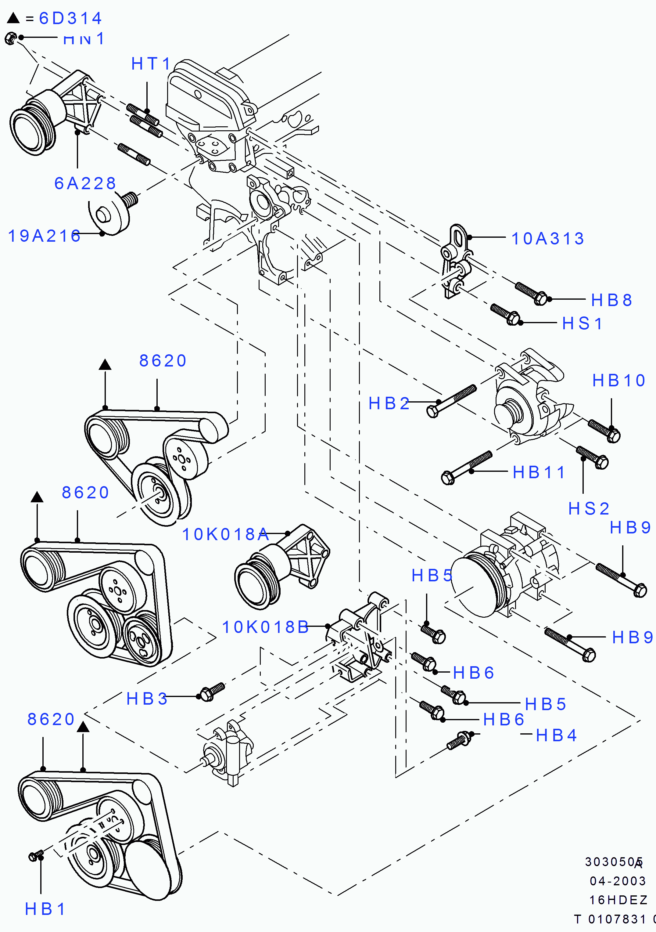 FORD 1072317 - Ιμάντας poly-V parts5.com