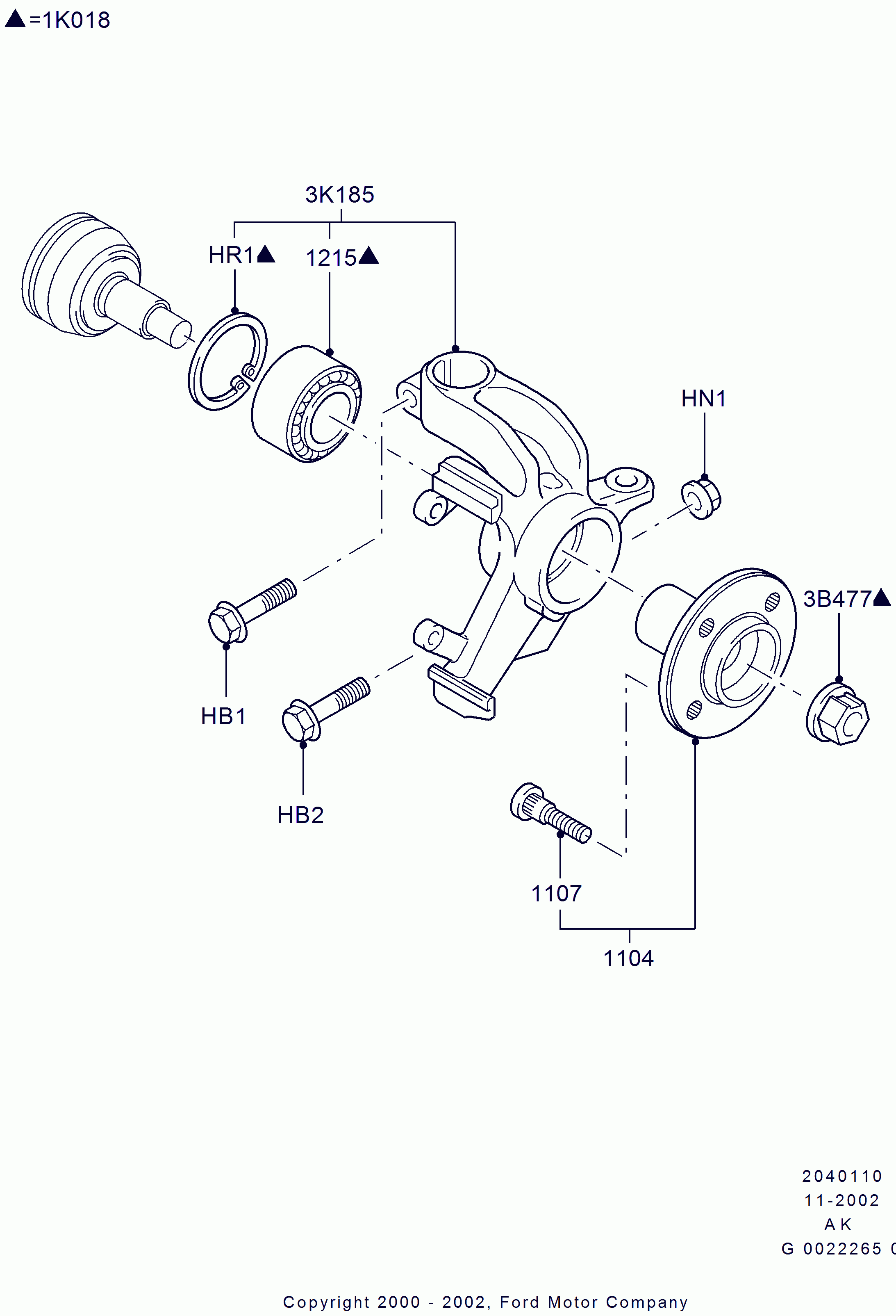 FORD 1088759* - Clamping Screw, ball joint parts5.com