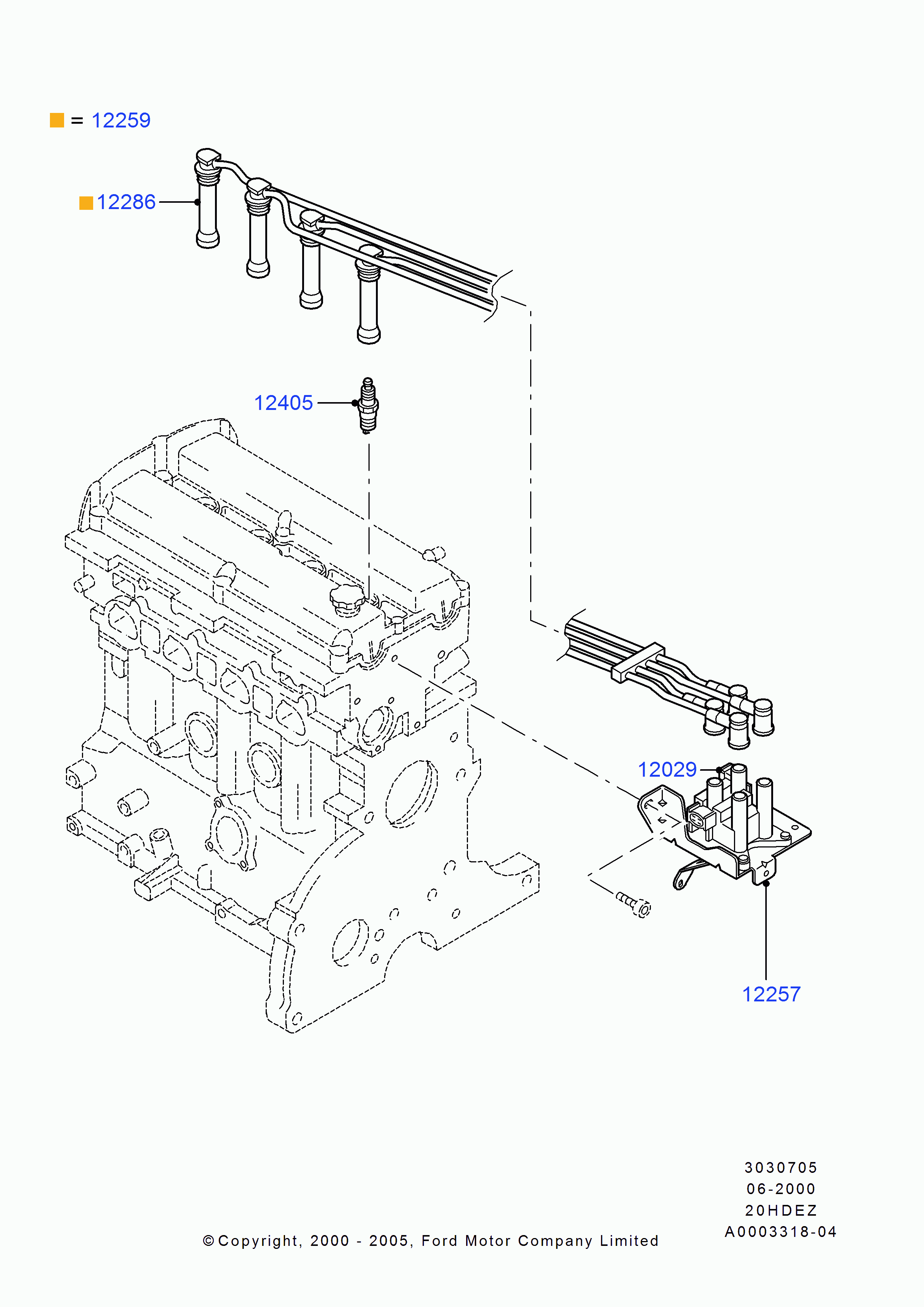 FORD 5108902 - Lambda Sensor parts5.com