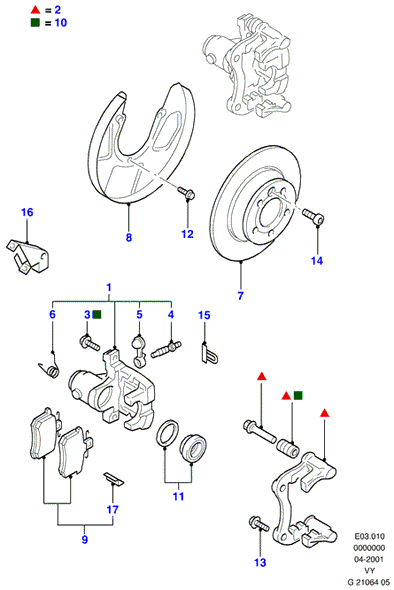 FORD 1478429 - Brake Caliper parts5.com