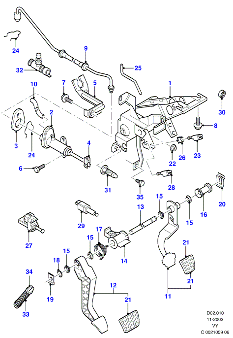 FORD 1495877 - Brake Light Switch parts5.com