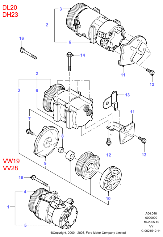 AUDI 1458685 - Kompresor, klima-uređaj parts5.com