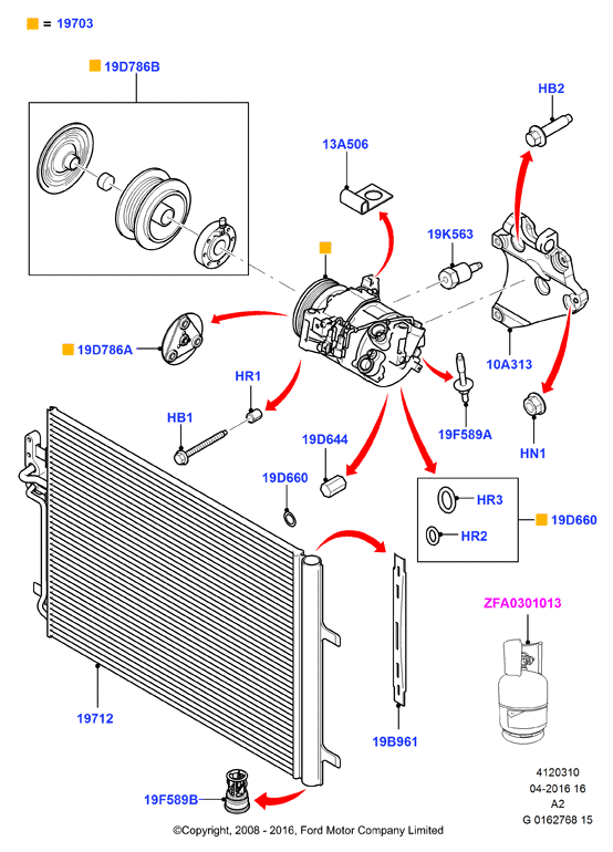 Volvo 1435697 - Dryer, air conditioning parts5.com