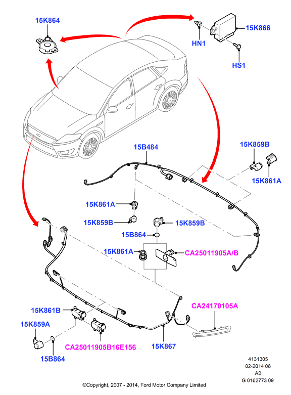 FORD 1770912 - Czujnik zbliżeniowy parts5.com