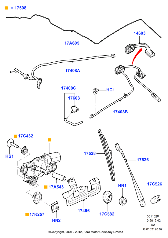 FORD 2 120 572 - Limpiaparabrisas parts5.com