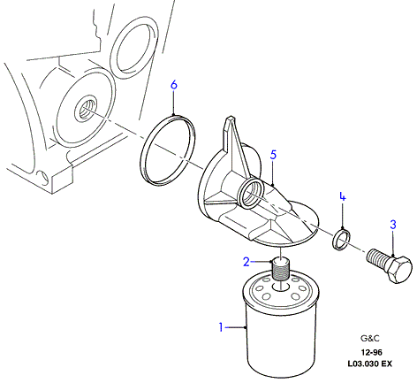 FORD 5092555 - Filtru ulei parts5.com