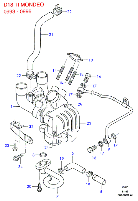 FORD 1448371 - Гайка, изпускателен колектор parts5.com