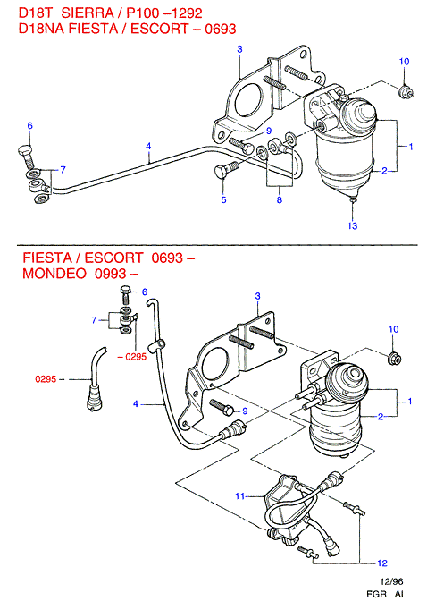 FORD 2116723 - Yakıt filtresi parts5.com