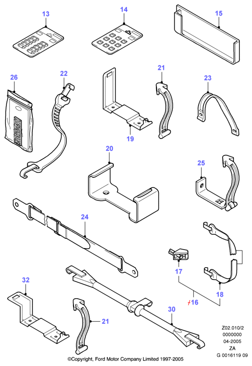 FORD 4 345 856 - Žárovka, odbočovací světlomet parts5.com