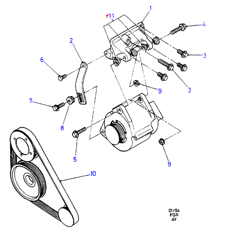 FORD 1011697 - Moniurahihna parts5.com