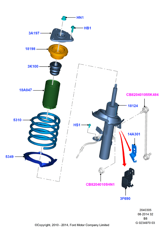 MAZDA 1508111 - Top Strut Mounting parts5.com