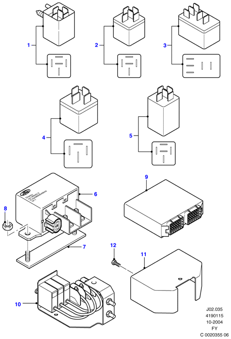 FORD 4 147 429 - Suunatulede lüliti parts5.com