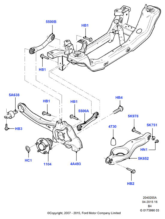 MAZDA 1061670 - Έδραση, ψαλίδι parts5.com