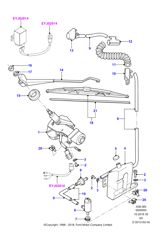 FORD 1714322 - Wiper Blade parts5.com