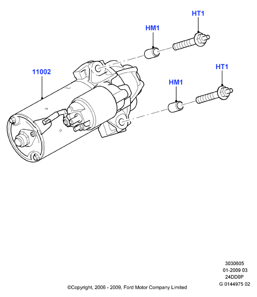 FORD USA 1709189 - Starter parts5.com