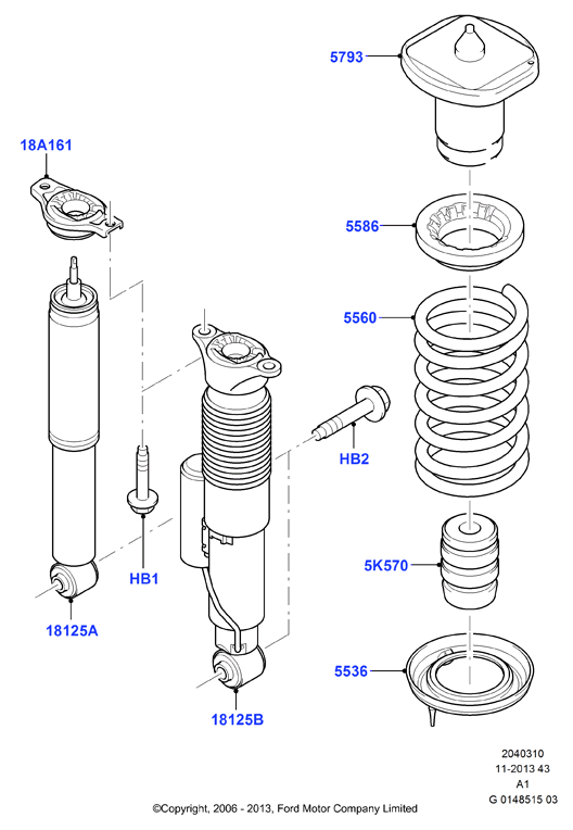 FORD 1746169 - Iskunvaimennin parts5.com