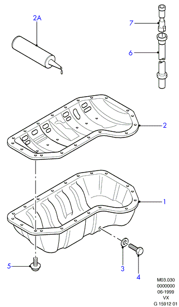 FORD 1 005 306 - Tesniaci krúżok, vypúżżacia skrutka oleja parts5.com