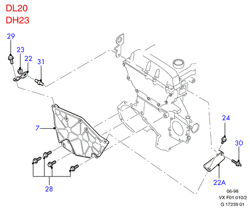 MAZDA 1 003 437 - Hylsy, poikittaistukivarren laakerointi parts5.com