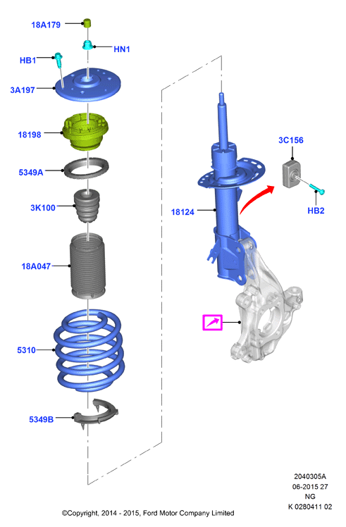 FORD 1541436 - Luftfilter parts5.com