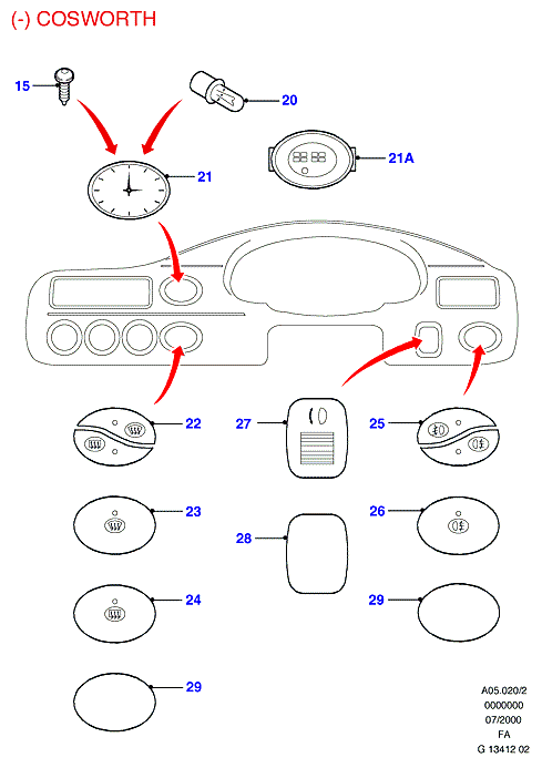 FORD 1 591 848 - Żarówka, oświetlenie tablicy przyrządów parts5.com