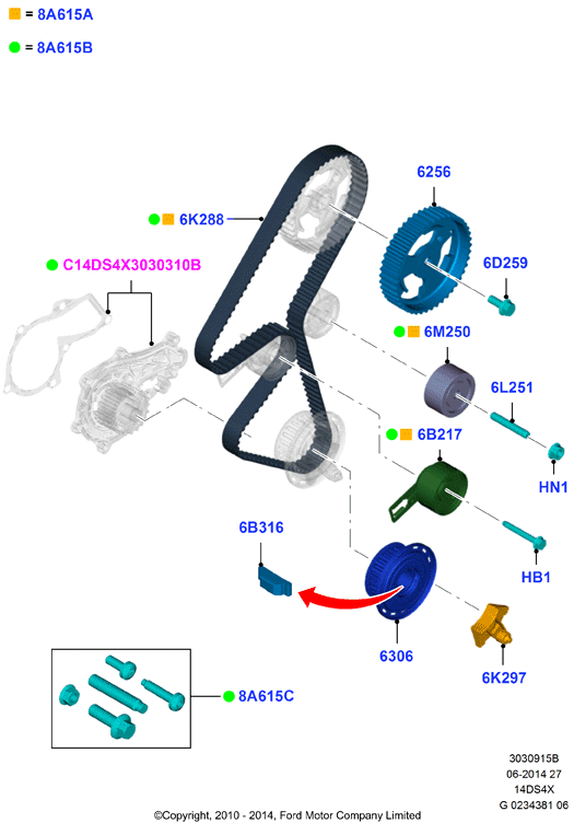 FORD 1738649 - Hammashihnat parts5.com