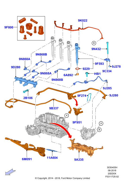 FORD 1824690 - Glow Plug parts5.com