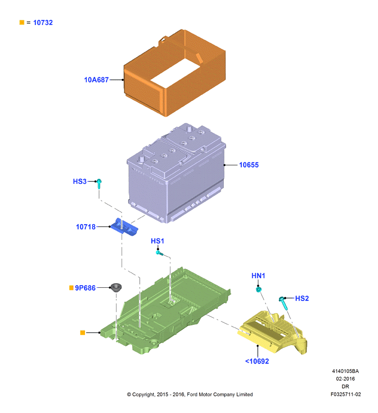 FORD 1678091 - Baterie de pornire parts5.com