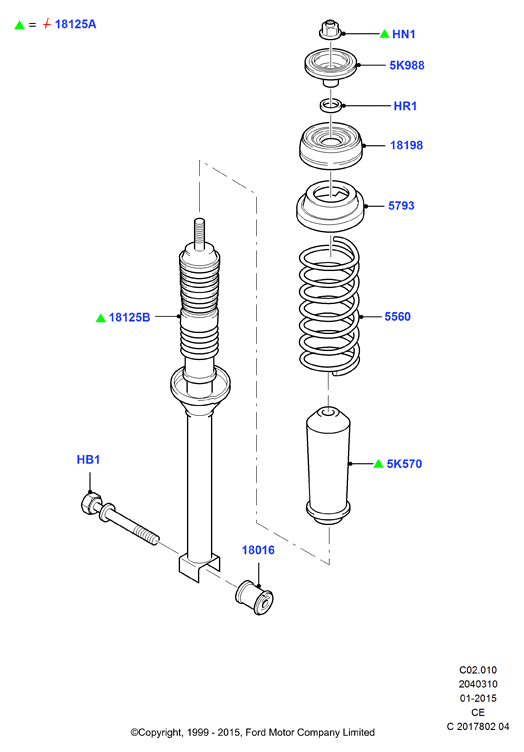 FORD 1220249 - Tampon cauciuc, suspensie parts5.com