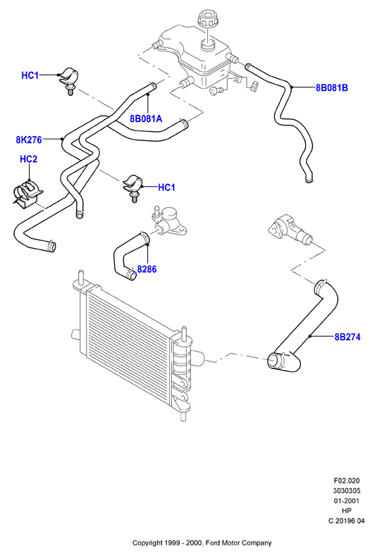 FORD 1037314 - Kühlerschlauch parts5.com