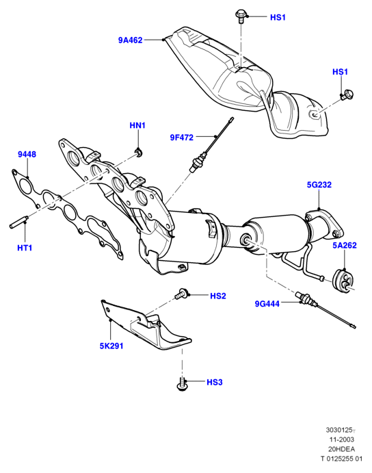 FORD 1302222 - Lambdatunnistin parts5.com