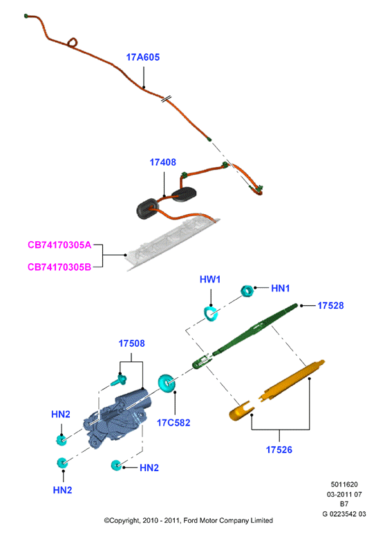 FORD 1686898 - Wiper Blade parts5.com