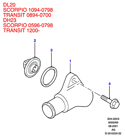 FORD 6 994 257 - Termostat,lichid racire parts5.com