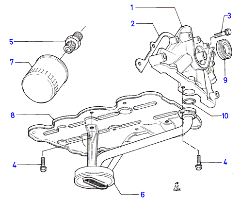 FORD 1 883 037 - Маслен филтър parts5.com