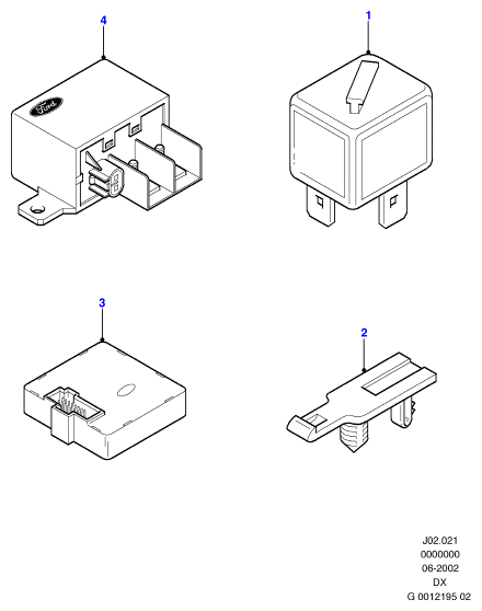 FORD 1035579 - Прерыватель указателей поворота parts5.com